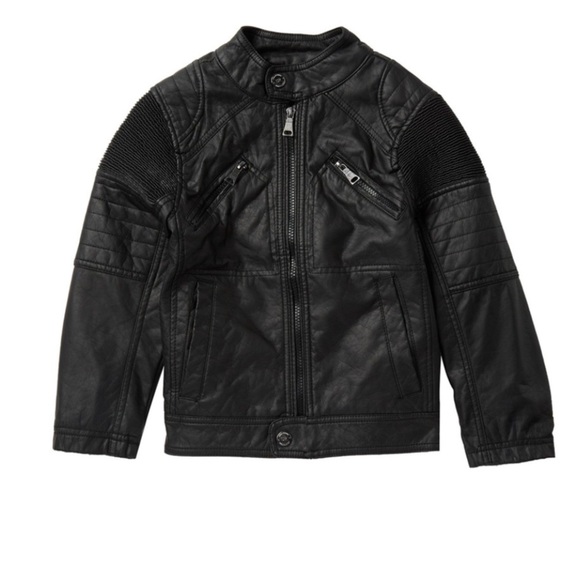 Urban Republic Other - Urban Republic Faux Leather Ribbed Jacket 14/16yrs